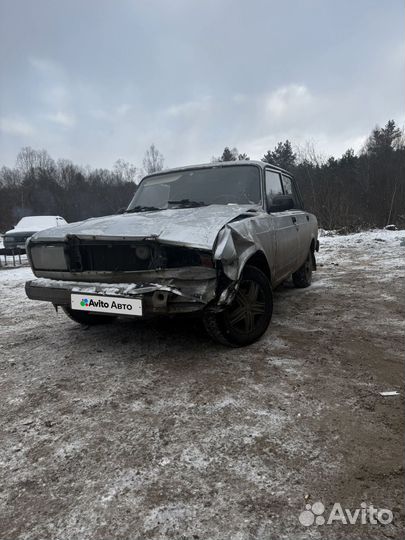 ВАЗ 2107 1.5 МТ, 2011, битый, 78 000 км