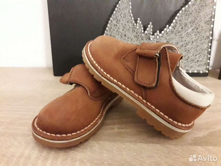 Туфли детские кожаные