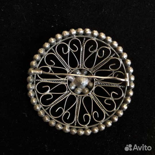 Винтажная брошь. Серебро. Харьков