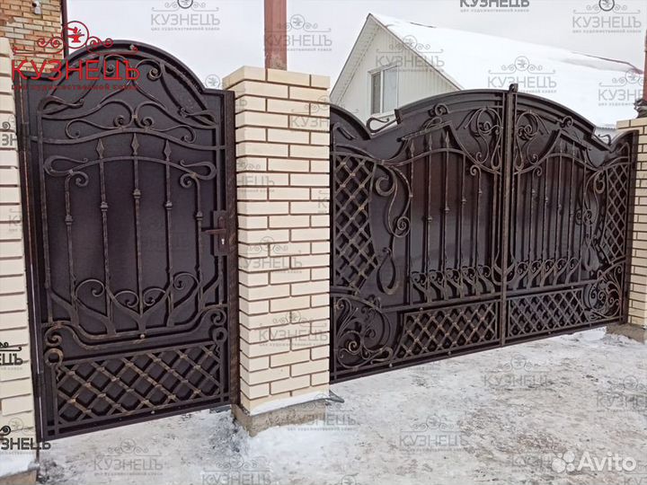 Кованые ворота