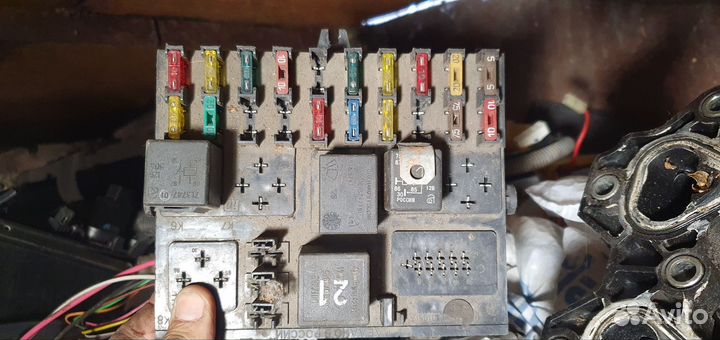Блок предохранителей ваз 21124