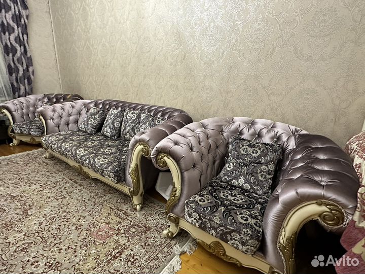 Диван и 2 кресла