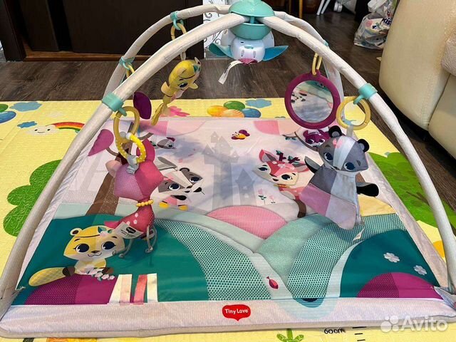 Развивающий коврик tiny love принцесса