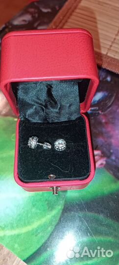 Серебряные серьги с топазом