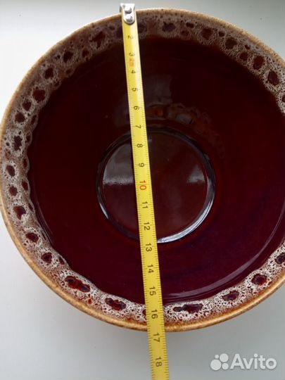Большая пиала Глазурь керамика СССР