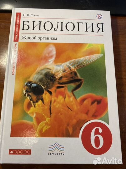 Биология 6 класс учебник/Сонин
