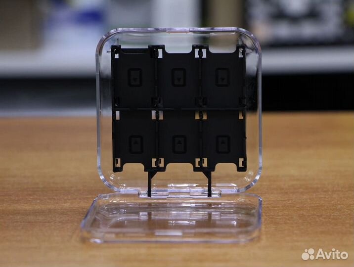 Кейс-футляр на 12 картриджей+2 карт памяти Switch