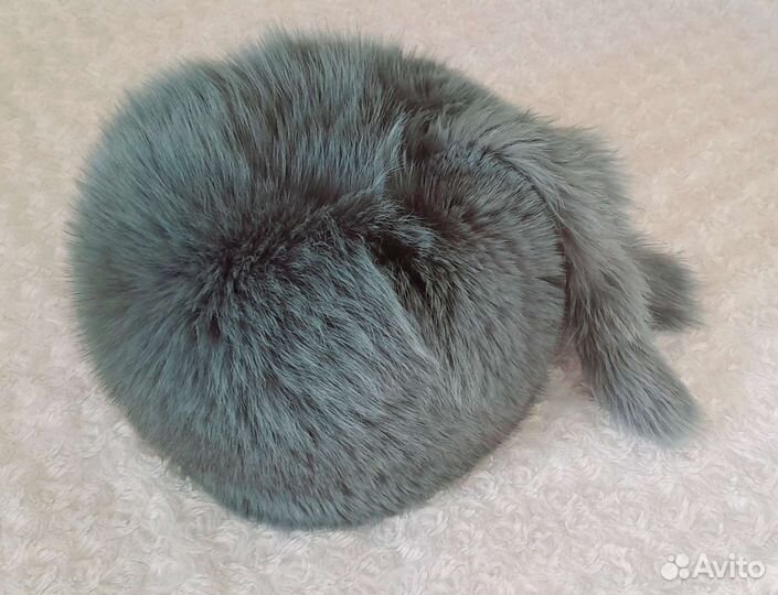 Шапка Женская, Зима, Натур.Мех Песец + Новый Шарф