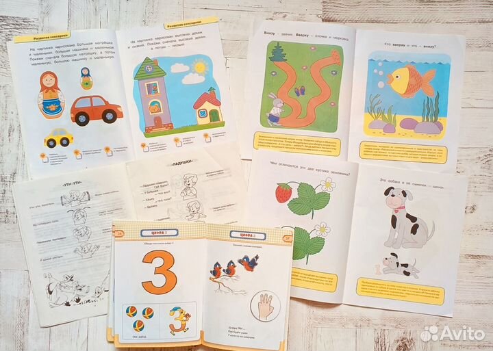 Набор развивающих книг 0 +
