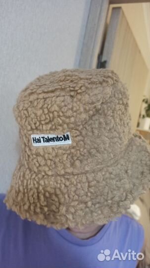 Панама меховая женская