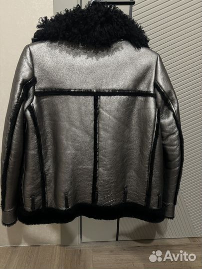 Дубленка натуральная женская aviator 46