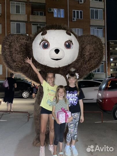 Чебурашка аниматор с моментальным фото