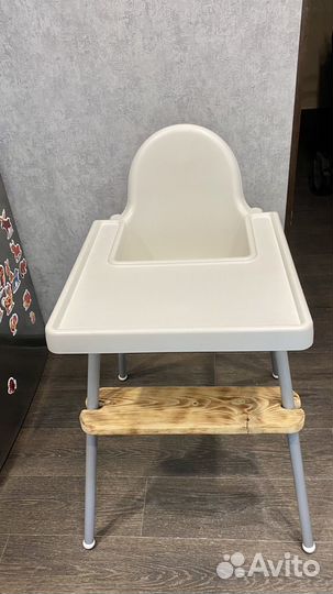 Стульчик для кормления IKEA antilop с подножкой
