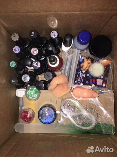 Гель лаки дизайн стразы база гель топ набор