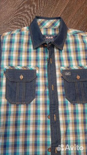 Рубашка в клетку на мальчика