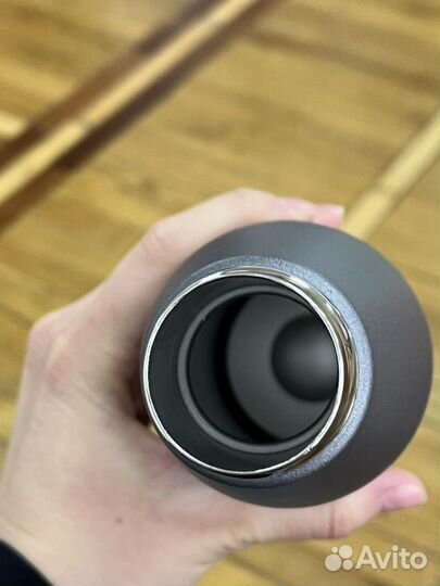 Бутылка доя воды серая герметичная