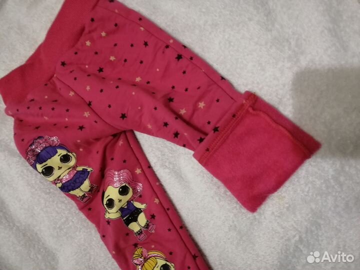 Штаны детские теплые 80