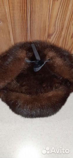 Норковая шапка мужская ушанка