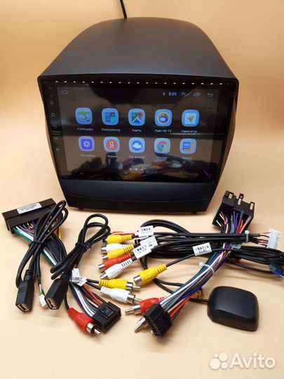 Магнитола андроид для Хёндэ iX35, Туссан 2010-18г