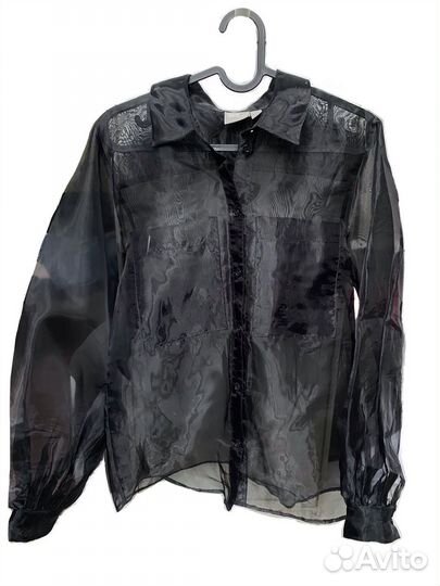 Черная полупрозрачная блузка с ASOS