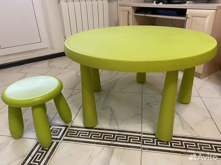 Детский столик и стульчик IKEA