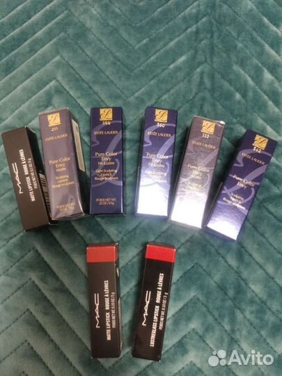 Помады, блеск и тональный крем Estée Lauder, MAC