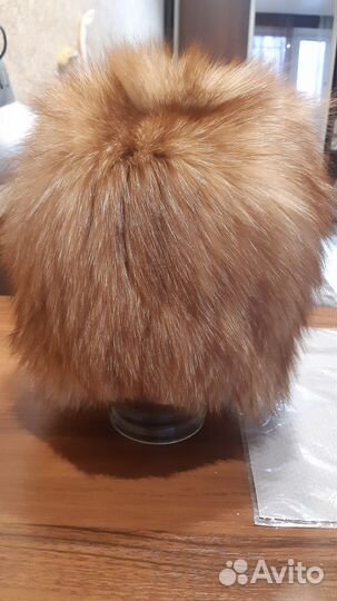 Шапка из меха лисы