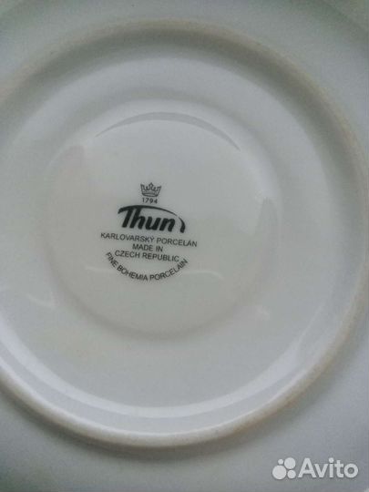 Чайная пара чешский фарфор