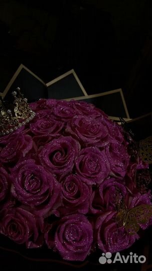 Букеты из мыльных роз