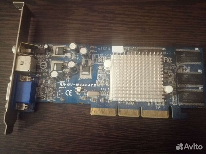 Видеокарта nvidia GeForce4 MX 440-8X GPU