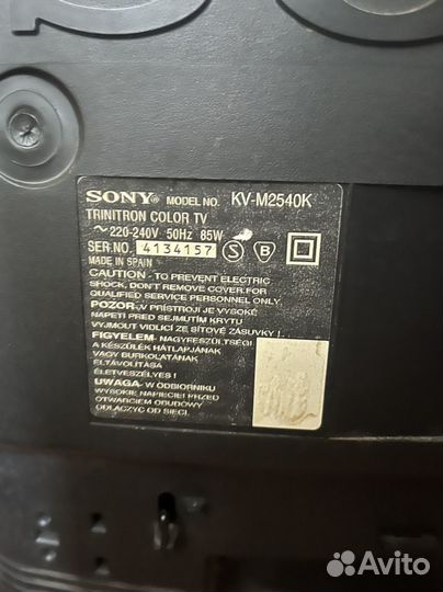 Телевизор sony