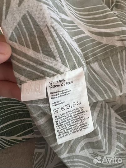 Шторы и наволочка hm home