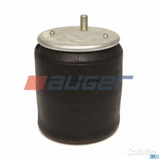 Auger AU 346318-KP пневмоподушка со стак. 2шт.M8 1отв.-шт.M12/22 смещ.73 поршень (п) 1отв.M12\ Schmi