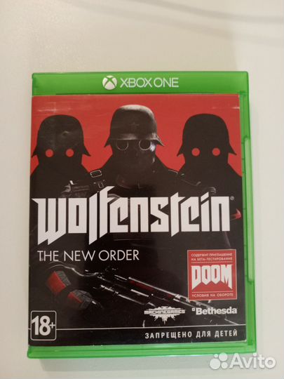 Диск с игрой Wolfenstein: the new order