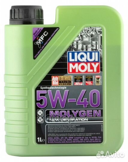 LiquiMoly 5W40 Liqui Moly Molygen NeW Generatio