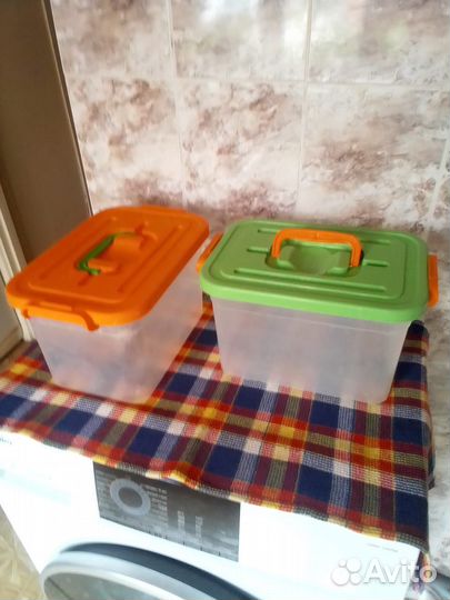 Пластиковый контейнер 6,5л.Банки стекло 0,1;3;10л