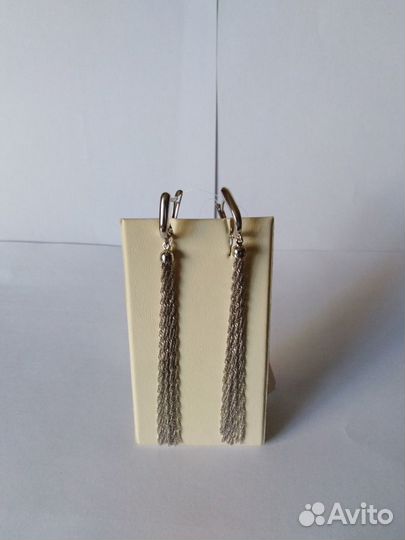 Серьги серебро