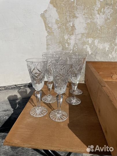Хрустальные фужеры