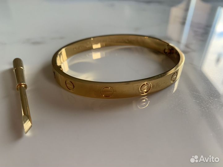 Браслет Cartier love 19 размер