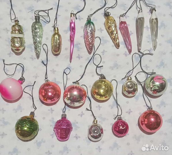 Елочные игрушки СССР
