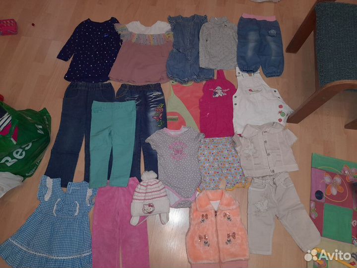 Одежда для девочки (1,5-3 года) пакетом