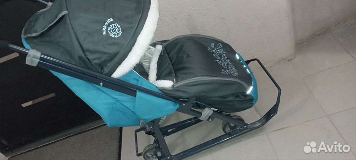 Детские санки коляска бу