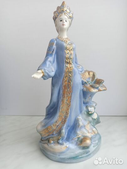 Статуэтка Хозяйка Медной горы старая гжель