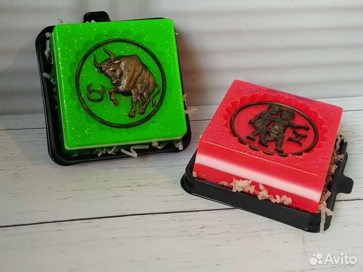 Мыло ручной работы со знаком зодиака