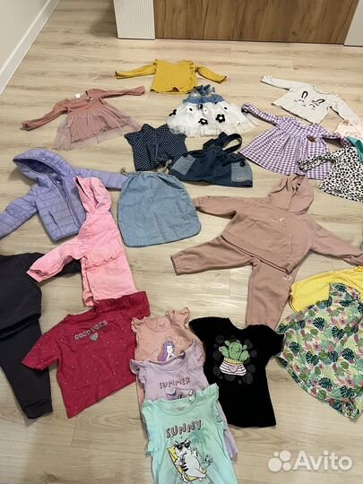 Детские вещи пакетом для девочек 92-98