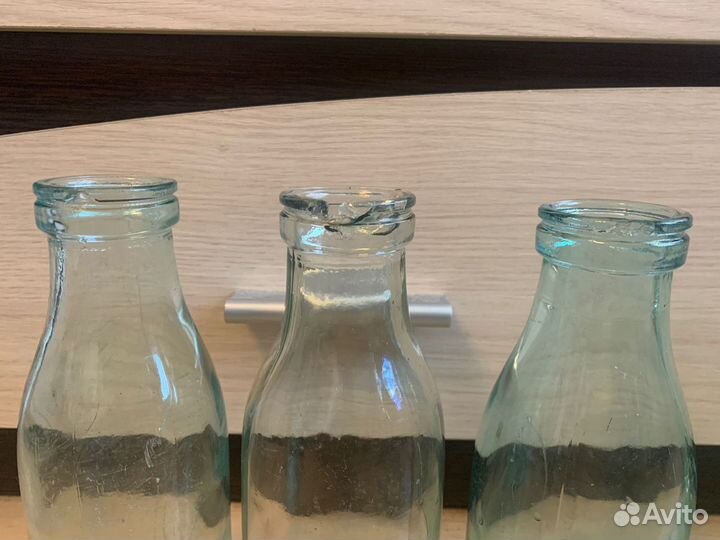 Кефирные (молочные) бутылки ссср. 9 штук