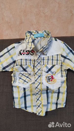Комплект для мальчика шорты, рубашка 92р