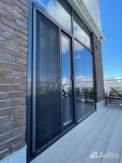 Москитная сетка антикошка / плиссе