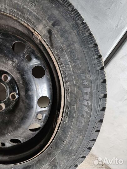 Колеса r15 зима Hankook на Поло, Рапид