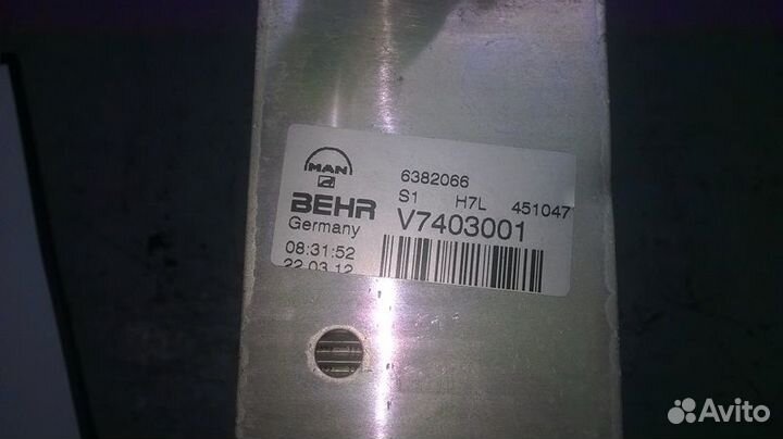 Радиатор кондиционера салона MAN TGS 19.400 (01.07